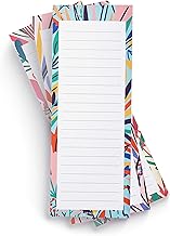 Set of 3 Elegant Floral Notepads for Lists