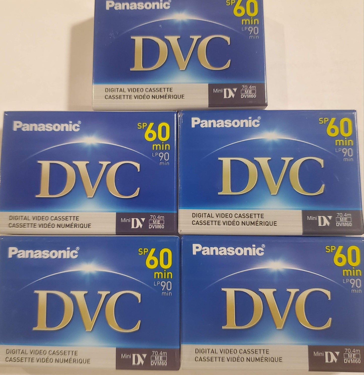 AY-DVM60EJ5P MiniDV Tapes (60 Minute, Pack of 5)