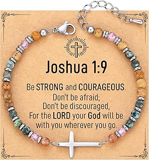 Christian Cross Bracelet Gift for Women