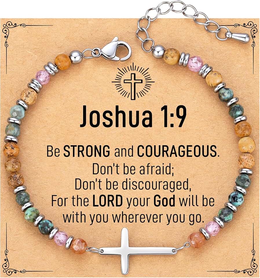 Christian Cross Bracelet Gift for Women