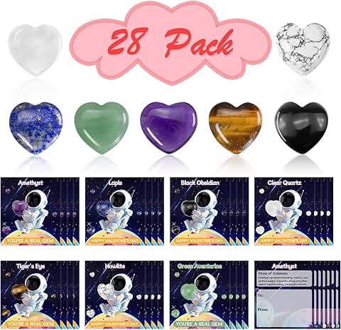 Valentine's Day Cards for Kids Classroom, 28 Pack
