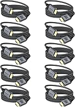10-Pack 10FT HDMI 2.1 Cables for 8K and 4K Displays