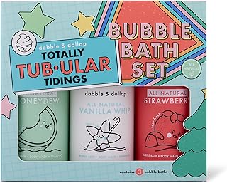 Holiday Bubble Bath Gift Set with Three 3-in-1s