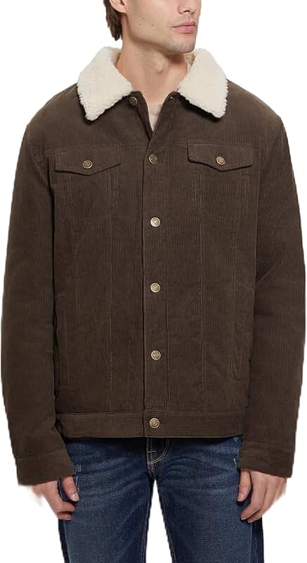 Men's Shank Buttons Trucker Jacket
