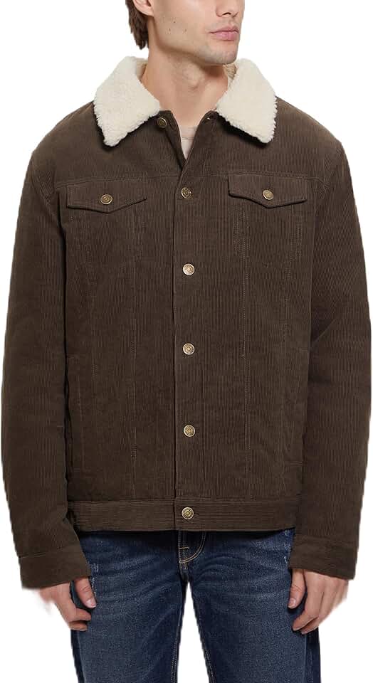 Men's Shank Buttons Trucker Jacket