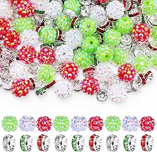 Set of 360 Christmas Beads for Pens and Jewelry Making