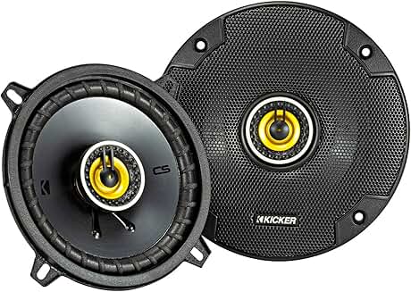 Pair of 5.25-inch 4-ohm coaxial speakers
