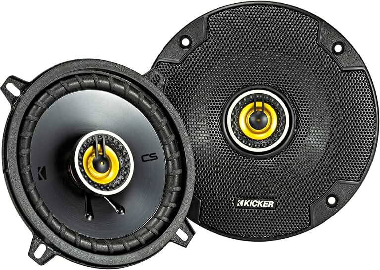Pair of 5.25-inch 4-ohm coaxial speakers
