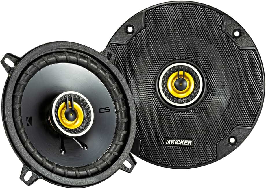 Pair of 5.25-inch 4-ohm coaxial speakers