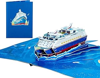 3D Pop Up Greeting Card, Blank Inside, Multicolor, 5x7 Inches