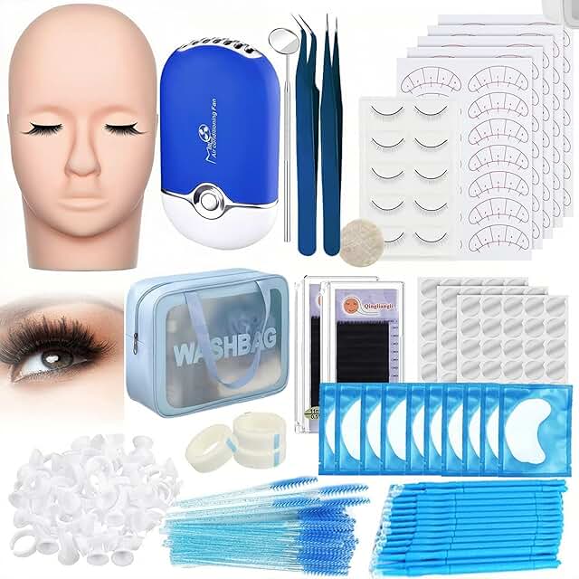 Lash Extension Practice Kit for Beginners