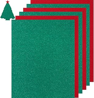 50 Sheets Glitter Cardstock for Crafts and Invitations