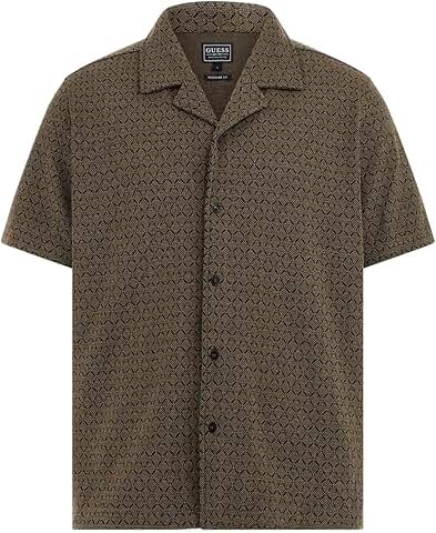 Men's Eco Short Sleeve Jacquard Shirt