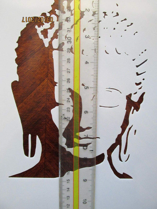 Reusable 10mm Mylar Laser Cut Stencil for Airbrush and Painting