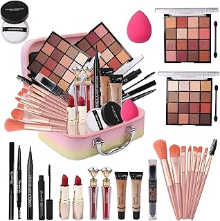 All-in-One Makeup Kit for Teen Girls with 16 Eyeshadows and More