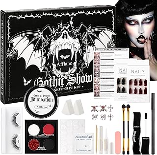 Complete Gothic Makeup Kit for Halloween and Themed Looks