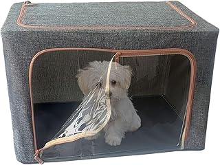 Foldable Pet Incubator with Oxygen Chamber and Blanket