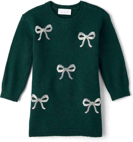 Baby Girls' and Toddler Long Sleeve Sweater Dress