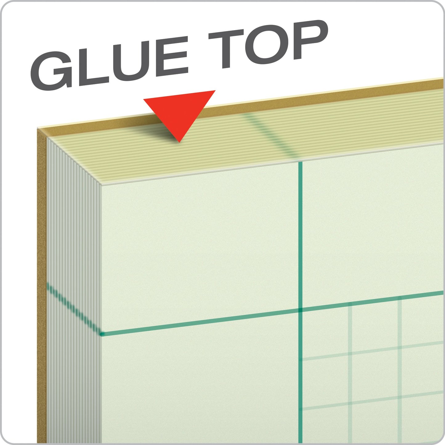 Engineer Pad with 5 Squares per Inch, 8.5" x 11", 200 Sheets