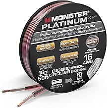 16 AWG Speaker Wire, 50 FT, Oxygen Free Audio Cable