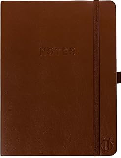 Vegan Leather Hardcover Journal with Pen Loop