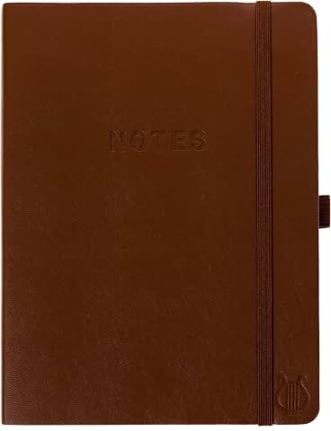 Vegan Leather Hardcover Journal with Pen Loop
