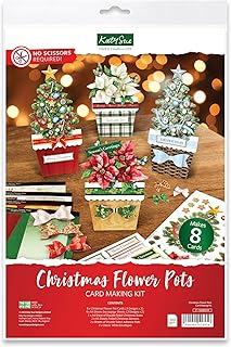 Christmas Flower Pots Card Making Kit