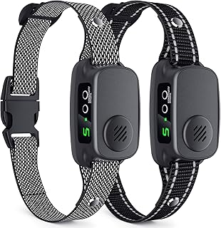 Two Dog Bark Collars for Medium and Large Dogs