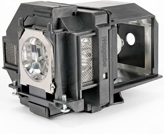 Replacement projector lamp with housing for various models