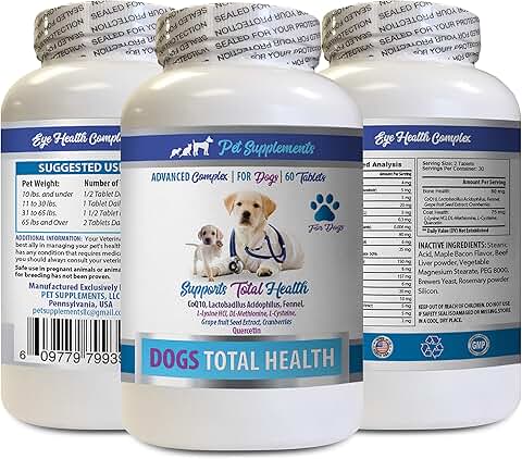 Dog Eye Allergy Support with Lysine, 60 Treats