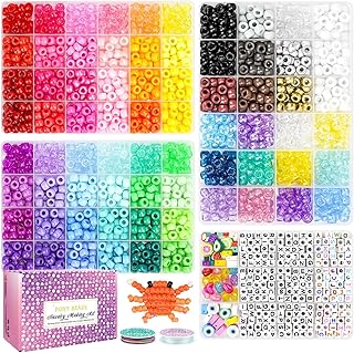 2400 Pony Beads in 72 Colors for Jewelry Making