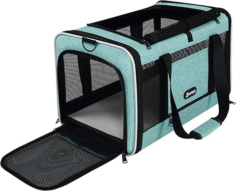 Small Ventilated Cat and Dog Travel Carrier