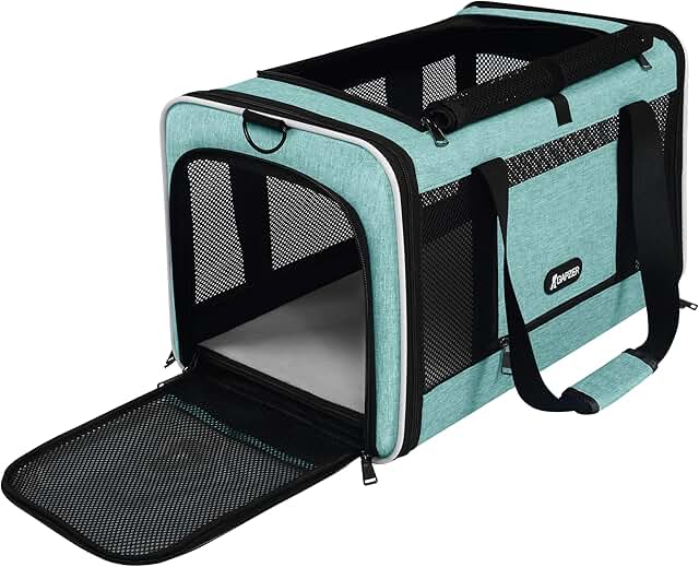 Small Ventilated Cat and Dog Travel Carrier