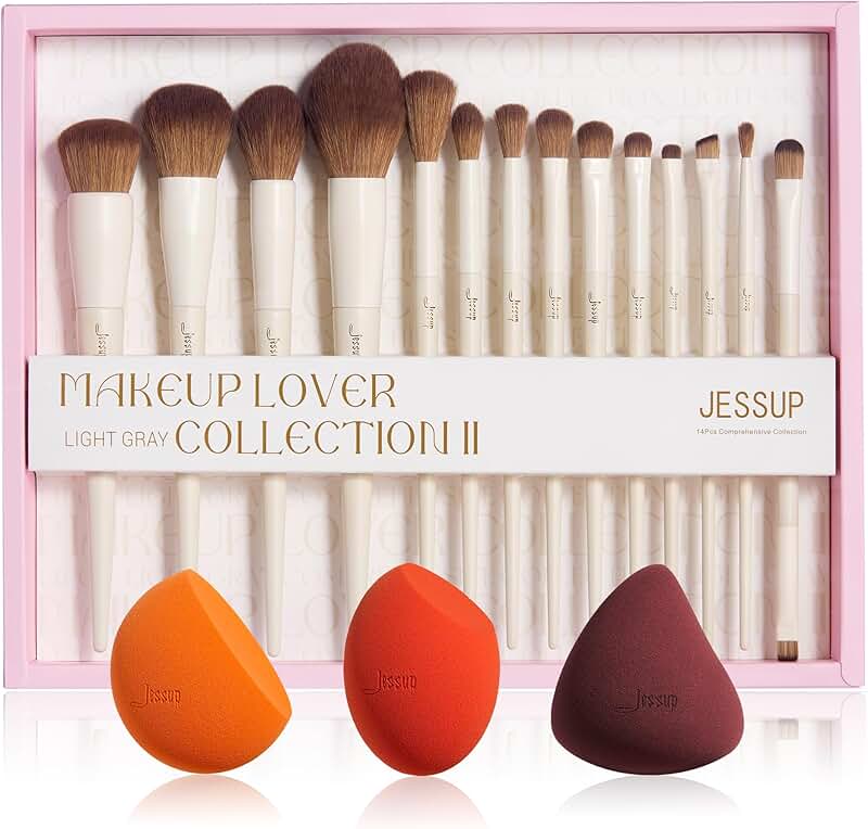 Makeup Brush and Sponge Set T329-G