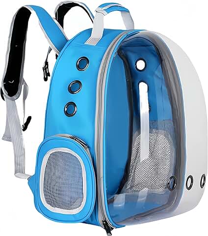 Breathable Cat Backpack Carrier with Shoulder Straps