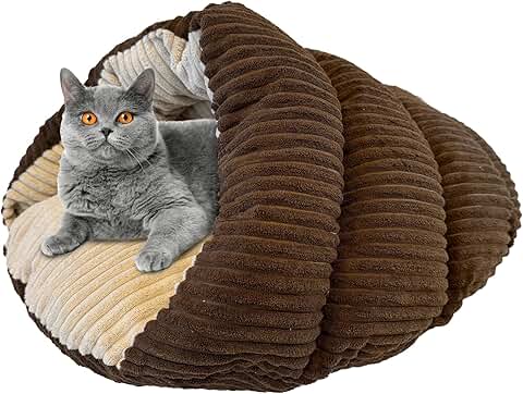 Cozy Cat and Small Dog Cave Bed