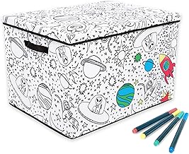 Kid's Medium Coloring Storage Trunk with Markers