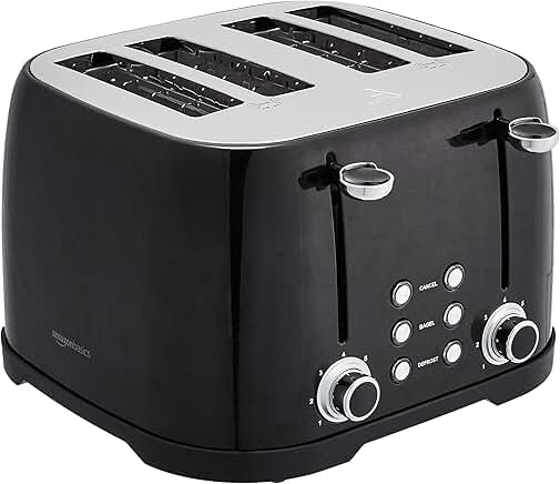 4-Slice Toaster with 6 Browning Settings