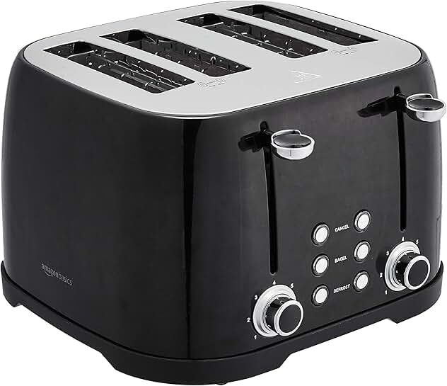 4-Slice Toaster with 6 Browning Settings