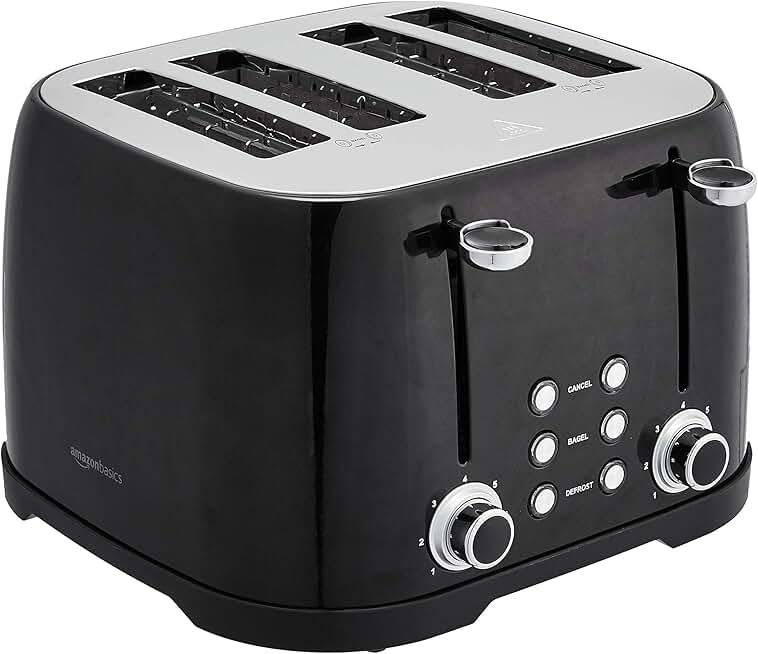 4-Slice Toaster with 6 Browning Settings