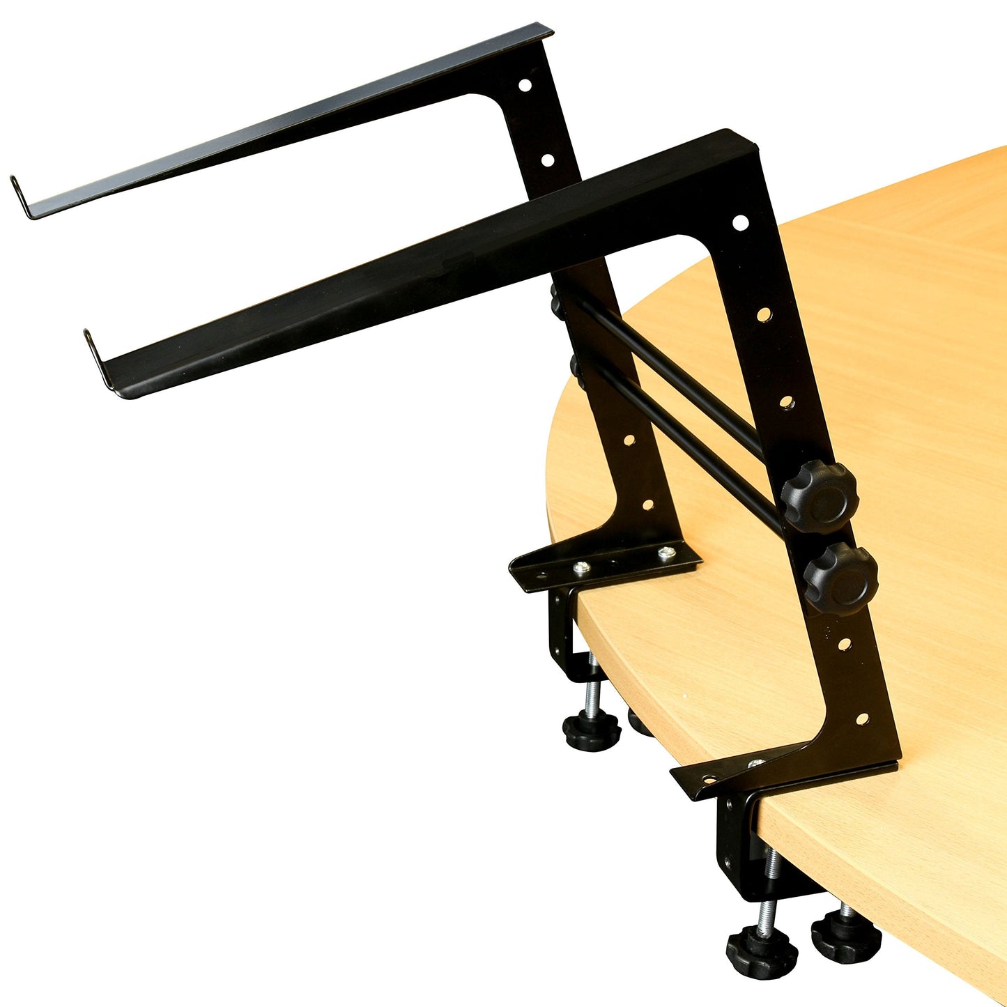 Portable DJ Laptop Stand With Adjustable Height, Anti-Slip Design, Works for Laptops, Controllers and CD players