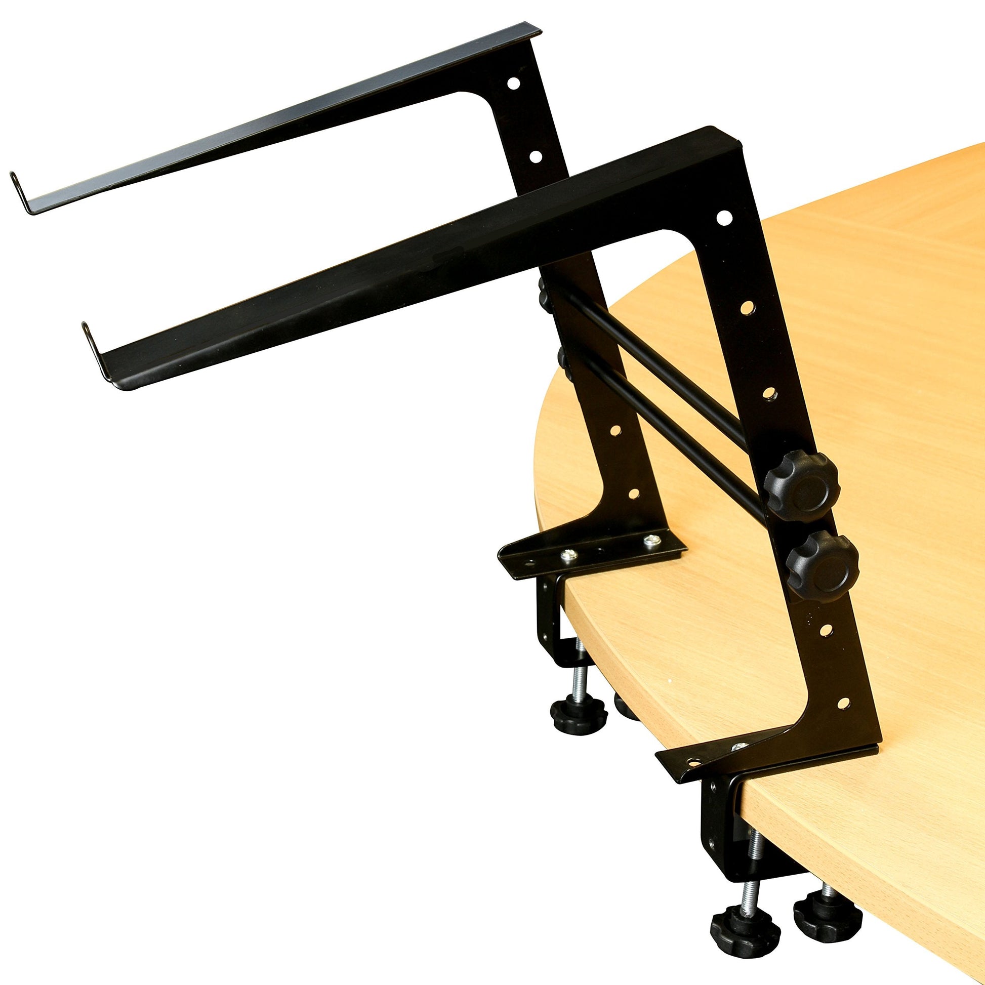 Portable DJ Laptop Stand With Adjustable Height, Anti-Slip Design, Works for Laptops, Controllers and CD players