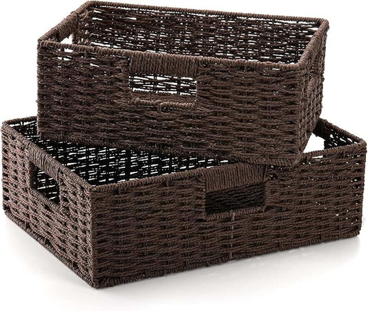 Large 2-Piece Food Storage Containers with Labels