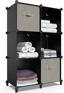 6-Cube Storage Organizer for Closet and Bedroom