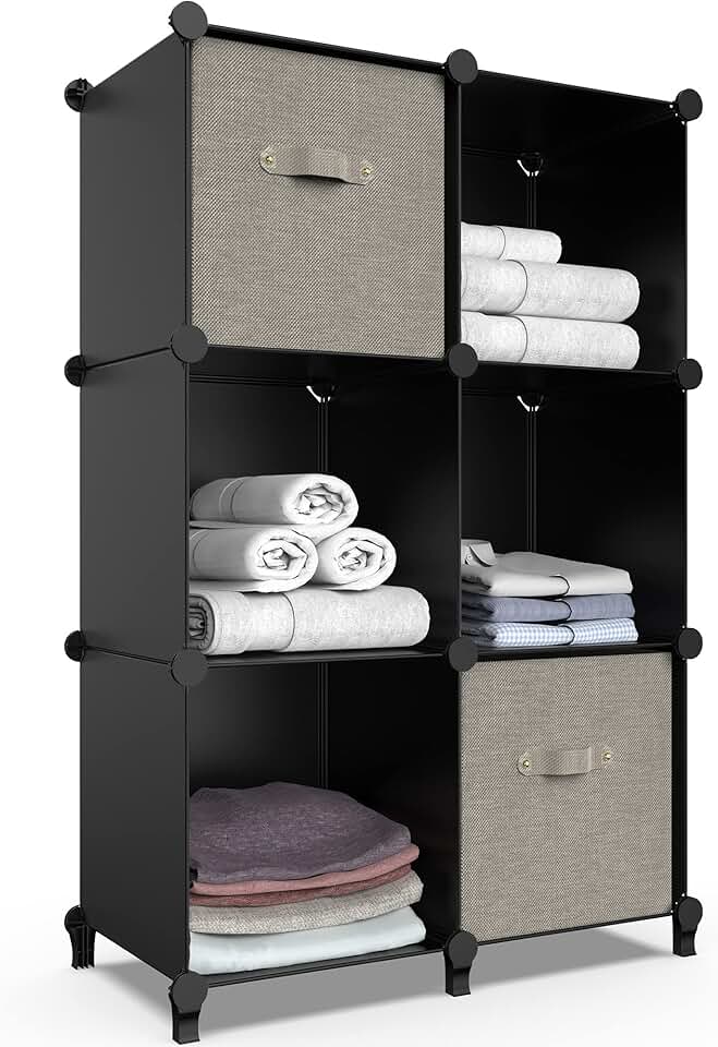 6-Cube Storage Organizer for Closet and Bedroom