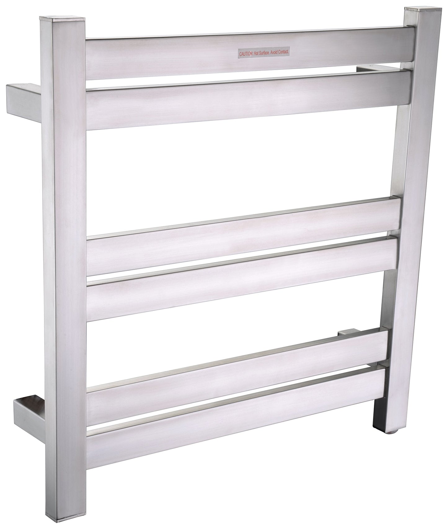 Starling 6-Bar Wall Mounted Brushed Nickel Towel Warmer  Energy Efficient 80W Electric Plug in Heated Towel Rack for Bathroom  Stainless Steel Towel Heater Rail Quick Towel Dryer  TW-AZ025BN