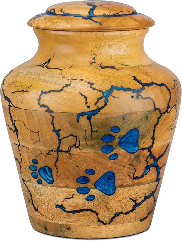Wooden Pet Urns for Dogs and Cats Ashes
