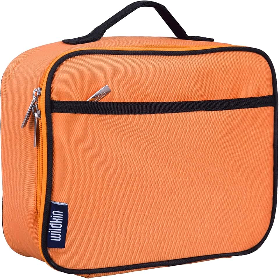 Durable Insulated Lunch Box for Kids in Bengal Orange