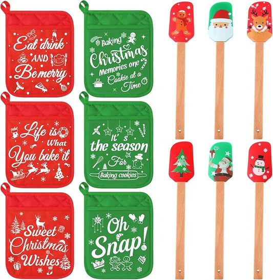 3-Piece Wooden Kitchen Utensil Set with Spatula, Scraper, and Butter Turner