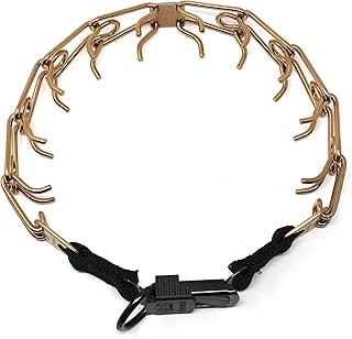 Dog Training Collar with Quick Release and Rounded Links